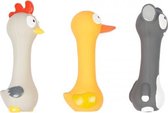 Duvo+ Latex kat met grote ogen met vulling 19cm, LET OP ! PER STUK! ALLEEN DE KAT WORD GELEVERD !