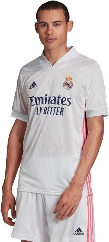 Kader Voorrecht plakband Adidas Real Madrid Thuisshirt 20/21 Wit/Roze Heren | bol.com