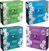 Spellenbundel - Dobbelspel - 4 Stuks - Rory's Story Cubes Actions, Primal, Astro & Mystery