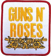 Guns N' Roses Patch Stacked White Multicolours
