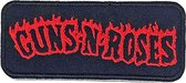 Guns N' Roses Patch Flames Zwart/Rood