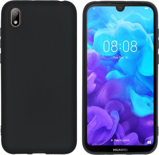 stil Onbelangrijk Jong iMoshion Color Backcover Huawei Y5 (2019) hoesje - zwart | bol.com