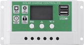 30A 12V 24V Auto Dual USB Zonnepaneel Laadregelaar-Solar charge contoller- Acculader Adapter LCD - 30A