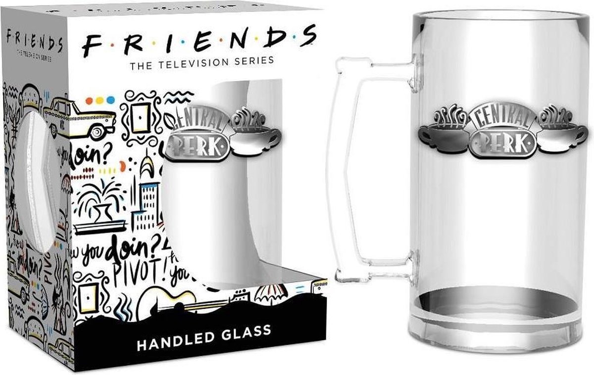 Friends - Central Perk Glass Stein