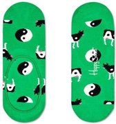 Happy Socks Liner | Sneakersock | Yin Yang Cow Groen