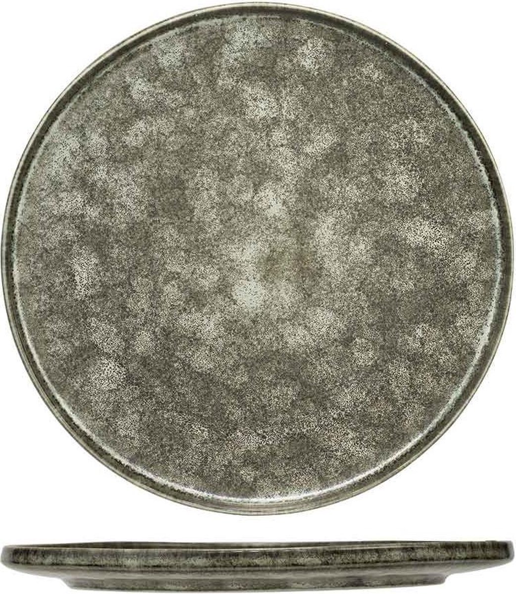 Cosy & Trendy Istra Dessertbord Grijs-groen D17cm