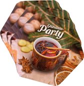Tib Onderzetters Glühwein 18 Cm Karton 6 Stuks