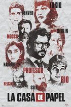 Grupo Erik La Casa de Papel Characters  Poster - 61x91,5cm