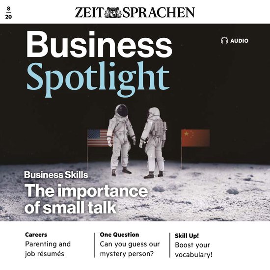 Business-Englisch lernen Audio - Wie wichtig Small Talk ist - cover