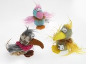 Ebi Wanna play crazy vogel catnip 11x7cm, LET OP ! PER STUK EN GEEN KEUZE MOGELIJK !!