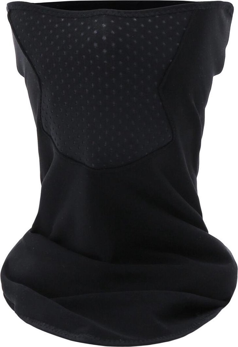 Santini Nekwarmer Zwart Unisex - Collo Neck Warmer With Front Mask Black - one size