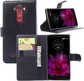 LG G Flex 2 Hoesje Wallet Case Zwart