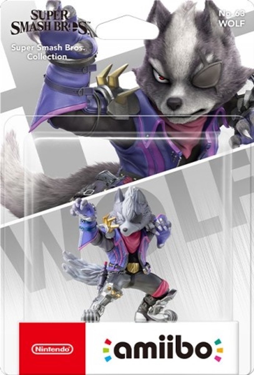 Amiibo Wolf - Super Smash Bros. - Nintendo Switch