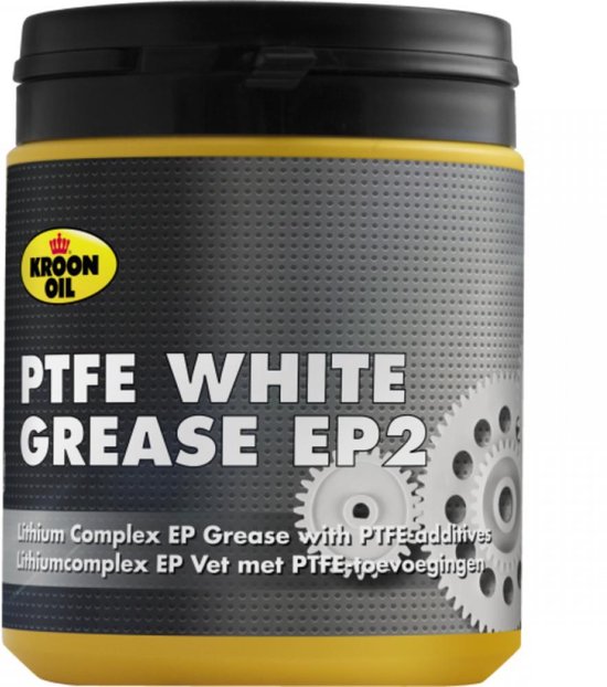 Kroon-Oil PTFE White Grease EP2 - 34076 | 600 g pot - Kroon-Oil