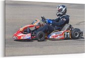 Schilderij - Race karting — 100x70 cm