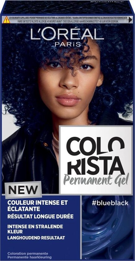 Ongeldig speer presentatie 3x L'Oréal Permanente Haarkleuring Colorista Blauw Zwart | bol.com