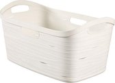 Ribbon - Wasmand - Wit - 40L - (set van 3)