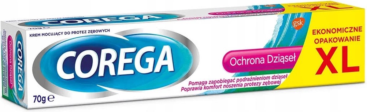 Corega - Fastening Cream For Dental Prostheses Protection Gums 70G