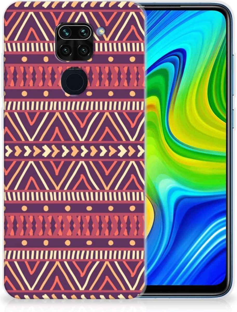 Xiaomi Redmi Note9 TPU bumper Aztec Paars
