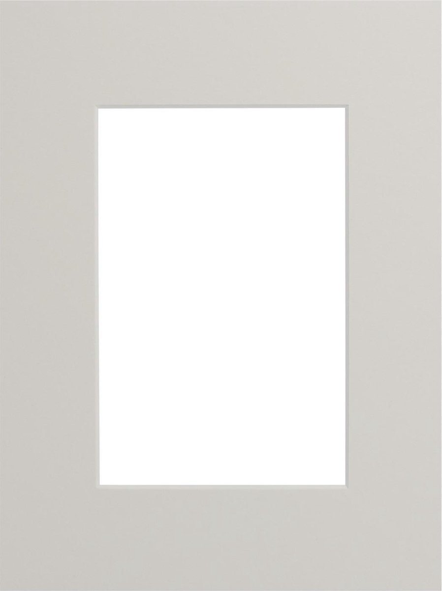 Passe-partouts 224 Wit 40x50cm met 27x34cm uitsnede (5 stuks)