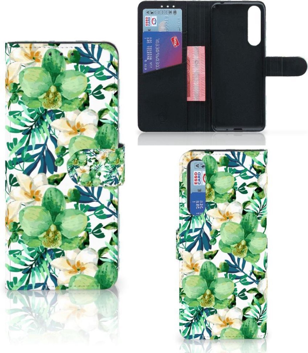 Sony Xperia 1 II Hoesje Orchidee Groen