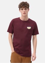 Dickies Heren Timberlane T-Shirt Maroon Rood