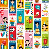 Cadeaupapier inpakpapier geschenkpapier rol Royal 50 centimeter x 200 meter