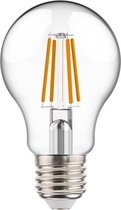 LED Lamp - Sanola Yvoni - Filament - E27 Fitting - 4W - Warm Wit 2700K - Transparent Helder - Glas - BSE