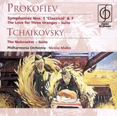 Prokofiev: Symphonies Nos. 1 & 7; The Love for Three Oranges; Tchaikovsky: The Nutcracker Suite