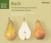 Trio - Bach: Brandenburg Concertos, etc / Marriner, ASMF