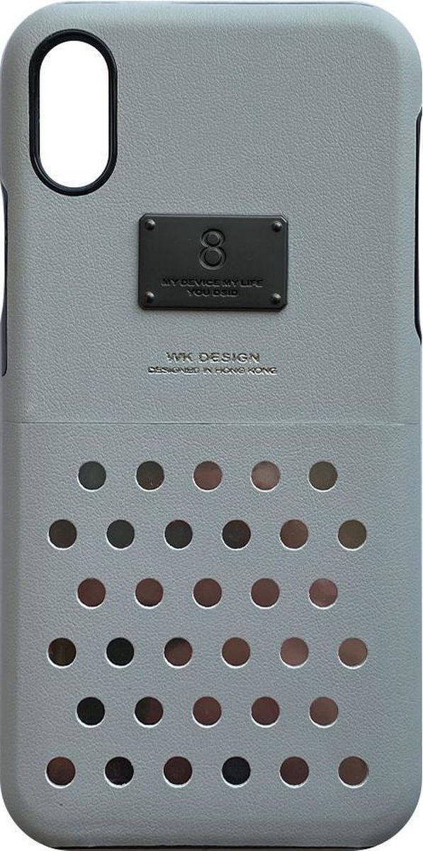 WK Design - Deeka Series - Hardcase hoesje - voor iPhone X / XS - Grijs