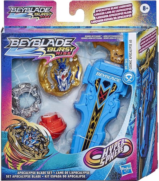 Beyblade Vechttol Hypersphere Blade Junior Blauw/goud 2-delig - Beyblade