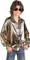 Magic Design Verkleedblouse Junior Polyester/folie Goud Mt 152