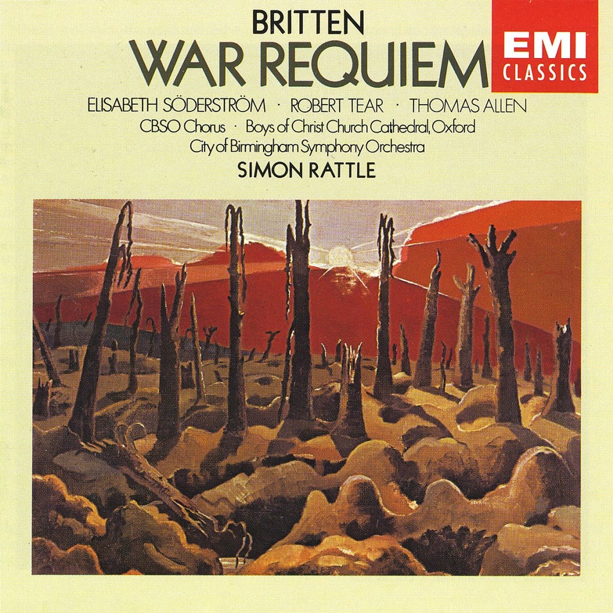 Britten: War Requiem / Simon Rattle, CBSO et al