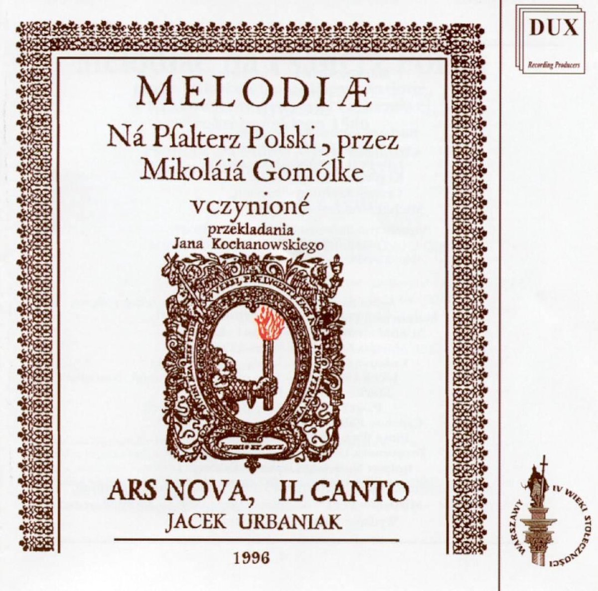 Gomolka: Melodies For The Polish Psalter