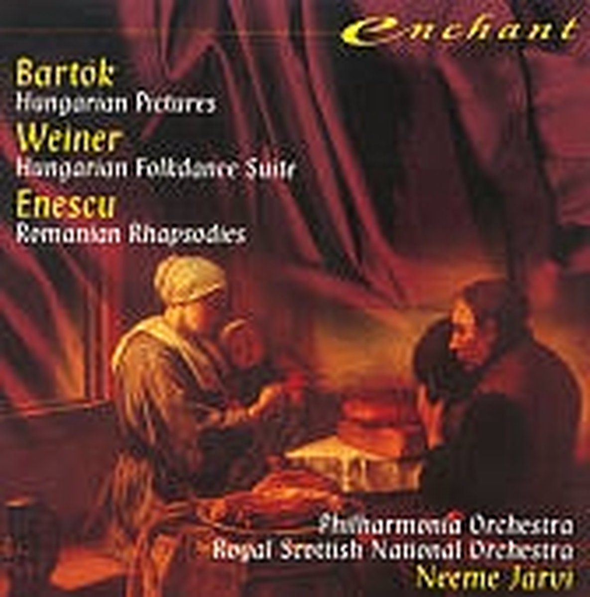 Bartok: Hungarian Pictures; Weiner, Enescu / Neeme Jarvi