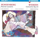 Schoenberg: Pierrot Lunaire;  Webern: Concerto / Rattle
