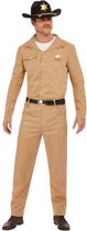 Smiffy's - Sheriff Kostuum - 80s Zandkleurige Sheriff - Man - Bruin - XL - Carnavalskleding - Verkleedkleding