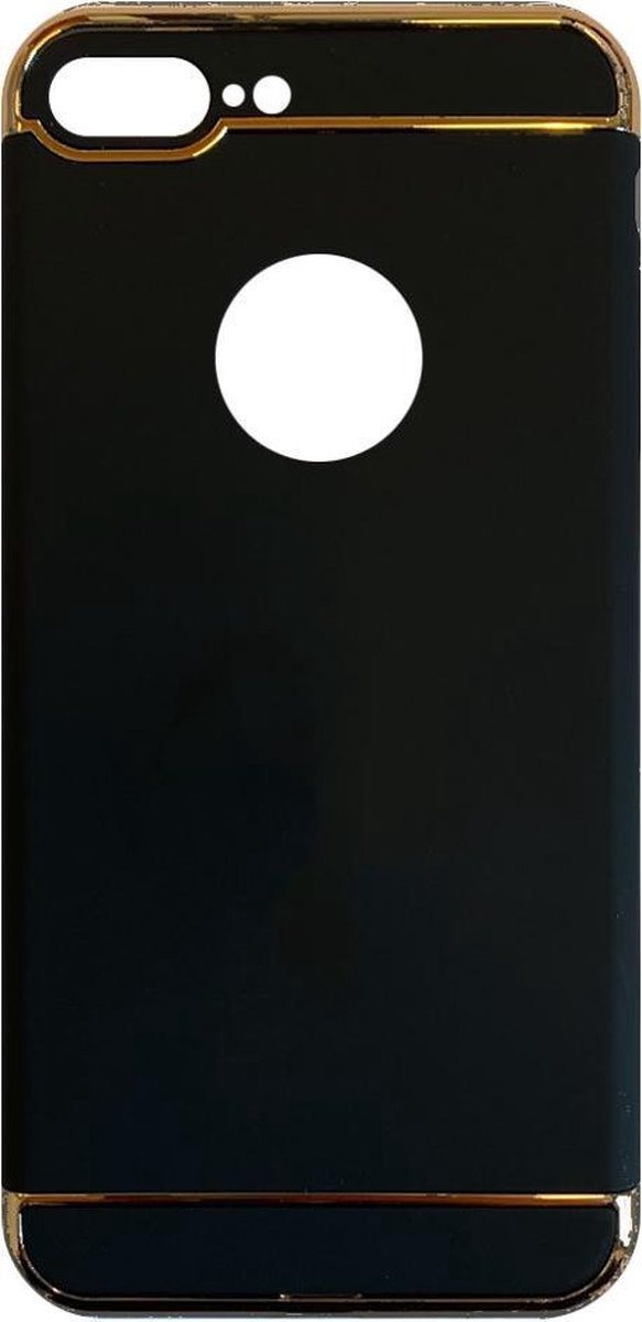 Fit Fashion - Hardcase Hoesje - Geschikt voor iPhone 7 Plus - Zwart