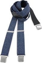 We Love Ties - Bretels - 100% made in NL, Denim blauw - denim blauw