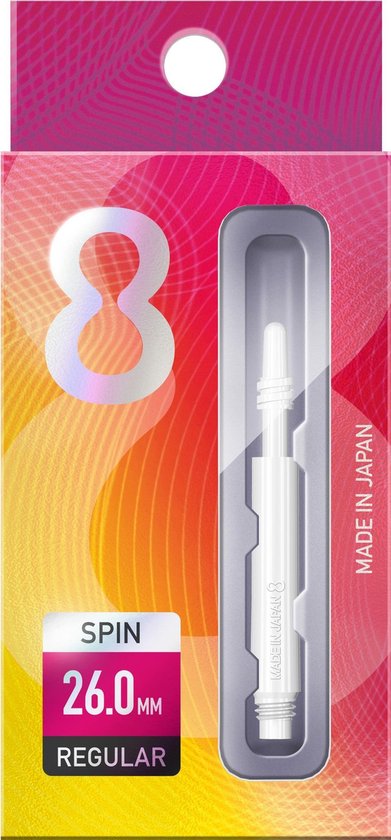 8 Flights Shaft Clear Regular Spin 33. Lot De 3 Pi?ces