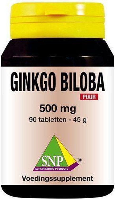 Foto: Ginkgo biloba 500 mg puur 90tb