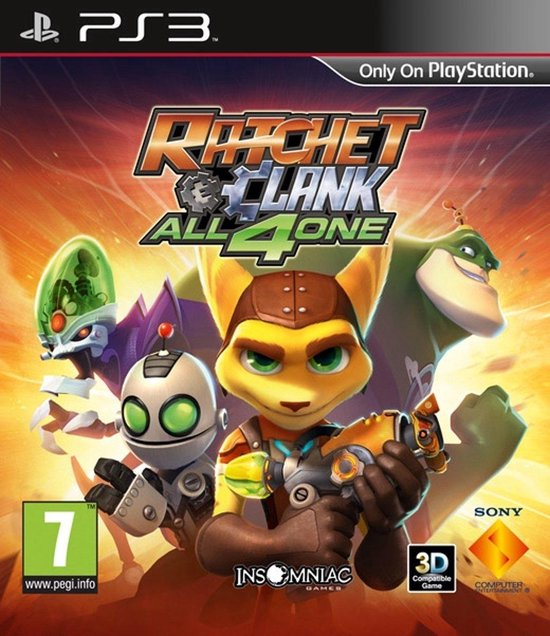 PS3 RATCHET & CLANK: ALL 4 ONE PLATINUM