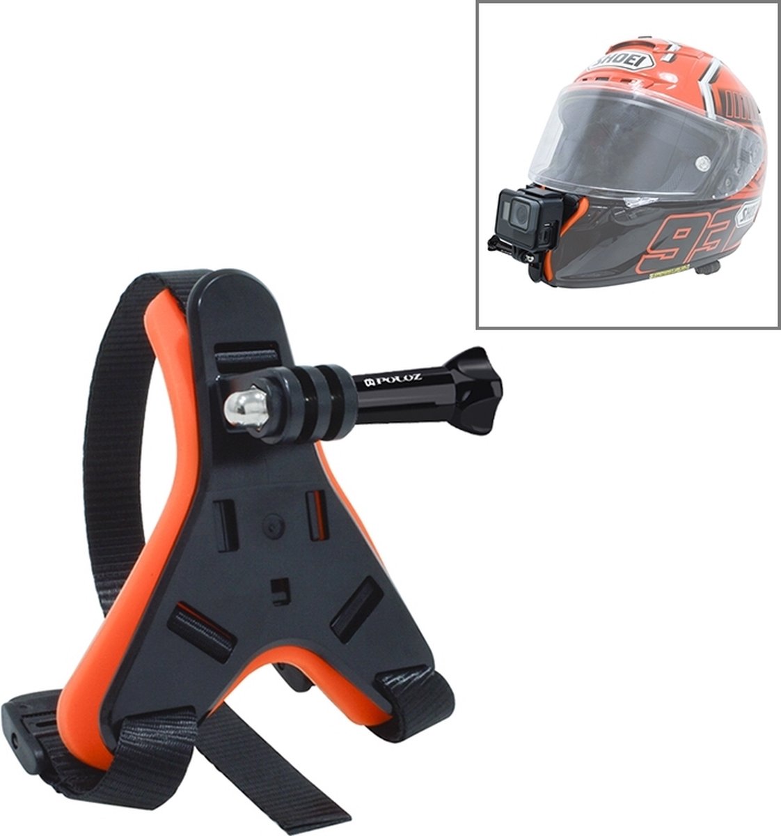 Support Menton Casque Moto pour Caméra d'Action GoPro HERO 12/11