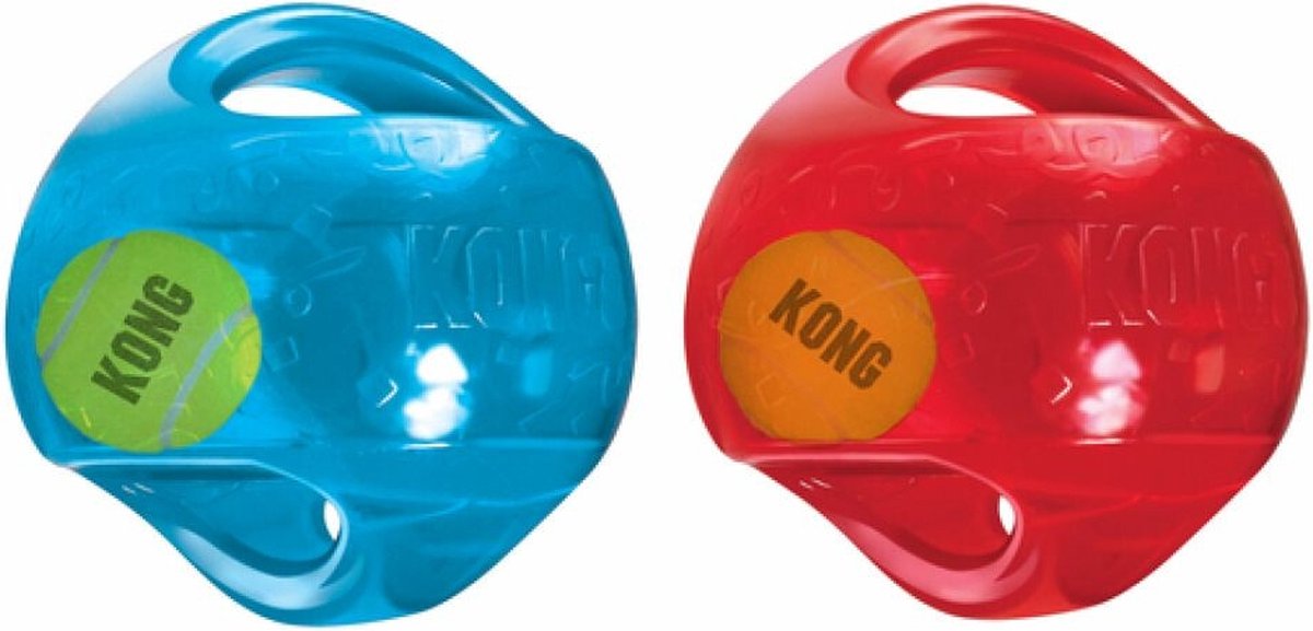 Kong Jumbler Ball - Assorti hondenspeelgoed - L/XL - Ø18 cm