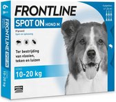 Frontline Spot-On - M - Anti Vlooienmiddel - Hond - 4 pipetten