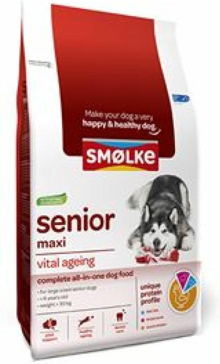 Smolke Senior Maxi hondenvoer 12 kg