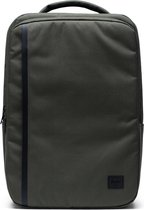 Herschel Tech Backpack - Black Crosshatch | Rugzak / Reistas met Laptopvak en bagagehoes - 30L Opbergruimte - Tijdloos en Praktisch Design   -  Zwart