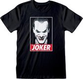 DC Comics Batman Heren Tshirt -M- The Joker Zwart