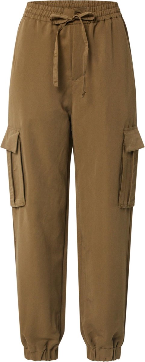 Urban Classics Viscose Twill Cargobroek L Groen